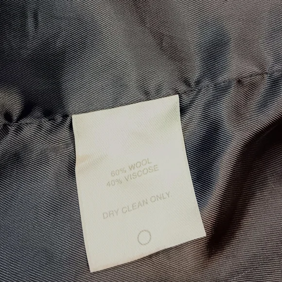 Halogen Mens Classic Double-Breasted Wool Peacoat - Picture 6 of 8